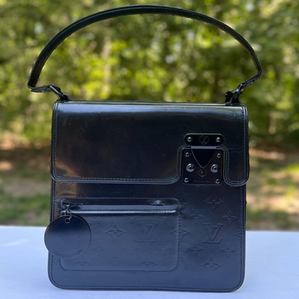 Louis Vuitton Limited Edition Monogram Op Art Squary in Black